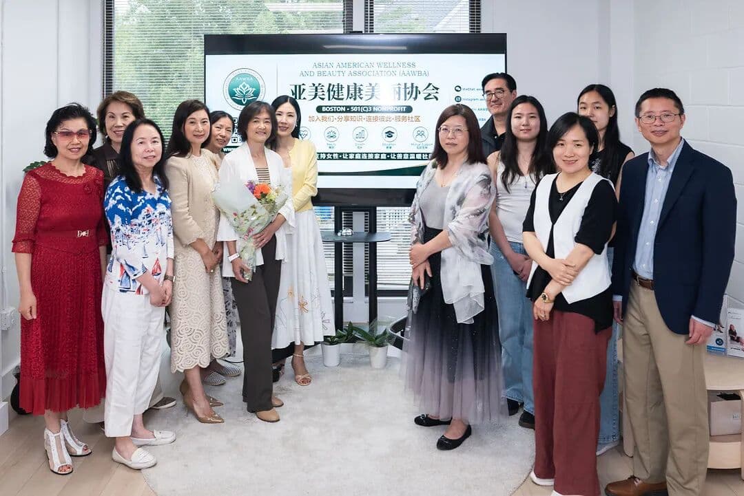 The Body's Best Medicine: The Science and Restoration of Sleep — Group photo with Dr. Chen and the AAWBA team